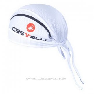 2012 Castelli Foulard Cyclisme Blanc