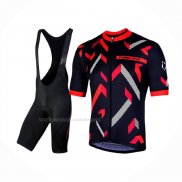 2019 Maillot Cyclisme Nalini Descesa 2.0 Noir Rouge Manches Courtes Et Cuissard