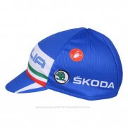 2013 Castelli Casquette Cyclisme Bleu