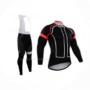 2015 Maillot Cyclisme Castelli Noir Manches Longues Et Cuissard