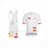 2019 Maillot Cyclisme Vuelta Espana Blanc Manches Courtes Et Cuissard