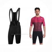 2023 Maillot Cyclisme Sportful Lumiere Violet Manches Courtes Et Cuissard