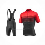 2021 Maillot Cyclisme Giant Noir Rouge Manches Courtes Et Cuissard