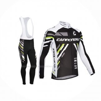 2013 Maillot Cyclisme Cannondale Noir Manches Longues Et Cuissard