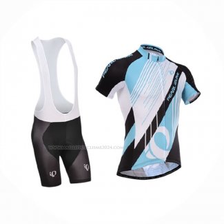 2014 Maillot Cyclisme Pearl Izumi Noir Azur Manches Courtes Et Cuissard