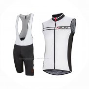 2016 Gilet Coupe-vent Nalini Blanc Noir Et Cuissard