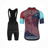 2020 Maillot Cyclisme Assos Fastlane Wyndymilla Rouge Bleu Manches Courtes Et Cuissard