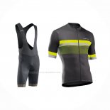 2021 Maillot Cyclisme Northwave Jaune Manches Courtes Et Cuissard