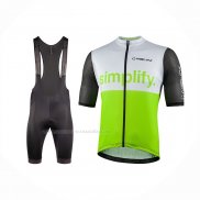 2022 Maillot Cyclisme Nalini Vert Noir Manches Courtes Et Cuissard