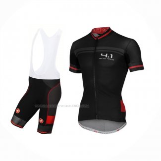 2016 Maillot Cyclisme Castelli Noir Manches Courtes Et Cuissard