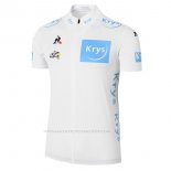 2017 Maillot Cyclisme Tour De France Blanc Manches Courtes