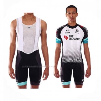 2021 Maillot Cyclisme Bike Exchange Blanc Manches Courtes Et Cuissard(1)