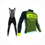 2021 Maillot Cyclisme Bjorka Jaune Manches Longues Et Cuissard