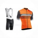 2021 Maillot Cyclisme Northwave Orange Manches Courtes Et Cuissard