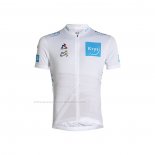 2021 Maillot Cyclisme Tour De France Blanc Manches Courtes