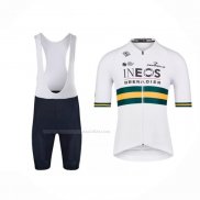 2022 Maillot Cyclisme INEOS Grenadiers Champion Australie Manches Courtes Et Cuissard