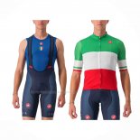 2023 Maillot Cyclisme Giro D'italie Vert Blanc Rouge Manches Courtes Et Cuissard