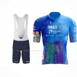 2023 Maillot Cyclisme Israel Cycling Academy Azur Manches Courtes Et Cuissard