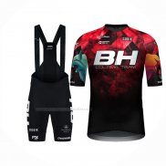 2024 Maillot Cyclisme BH Coloma Rouge Noir Manches Courtes Et Cuissard