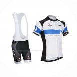 2014 Maillot Cyclisme Nalini Noir Blanc Manches Courtes Et Cuissard