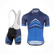 2017 Maillot Cyclisme Pearl Izumi Bleu Manches Courtes Et Cuissard