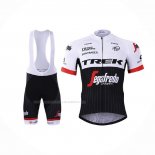 2017 Maillot Cyclisme Trek Segafredo Noir Blanc Manches Courtes Et Cuissard