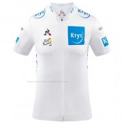 2020 Maillot Cyclisme Tour De France Blanc Manches Courtes