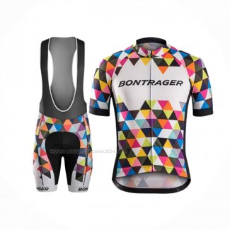 2016 Maillot Cyclisme Trek Bontrager Noir Blanc Manches Courtes Et Cuissard