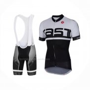 2016 Maillot Cyclisme Castelli Blanc Noir Manches Courtes Et Cuissard(1)