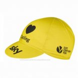 2017 Sky Casquette Cyclisme Jaune