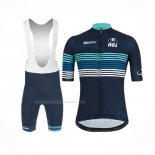 2019 Maillot Cyclisme Tour Down Under Bleu Manches Courtes Et Cuissard