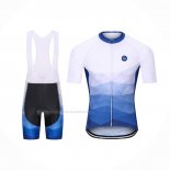 2021 Maillot Cyclisme Steep Bleu Manches Courtes Et Cuissard