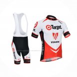 2013 Maillot Cyclisme Trek Rouge Blanc Manches Courtes Et Cuissard