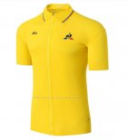 2017 Maillot Cyclisme Coq Sportif Tour De France Jaune Manches Courtes