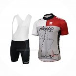 2017 Maillot Cyclisme Sportful Mortirolo Gris Manches Courtes Et Cuissard