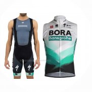 2021 Gilet Coupe-vent Bora Blanc Vert Noir Et Cuissard