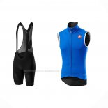 2021 Gilet Coupe-vent Castelli Bleu Et Cuissard