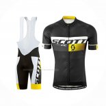 2016 Maillot Cyclisme Scott Noir Manches Courtes Et Cuissard