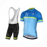 2017 Maillot Cyclisme Nalini Brivio Bleu Manches Courtes Et Cuissard