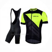 2019 Maillot Cyclisme Nalini Volata 2.0 Noir Jaune Manches Courtes Et Cuissard