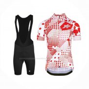 2020 Maillot Cyclisme Assos Erlkoenig Rouge Blanc Manches Courtes Et Cuissard