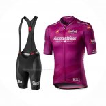 2020 Maillot Cyclisme Giro D'italie Fuchsia Manches Courtes Et Cuissard