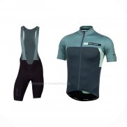 2021 Maillot Cyclisme Pearl Izumi Fonce Vert Manches Courtes Et Cuissard