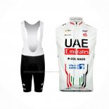 2024 Gilet Coupe-vent UAE Blanc Et Cuissard