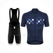 2020 Maillot Cyclisme De Marchi Profond Bleu Manches Courtes Et Cuissard