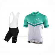 2021 Maillot Cyclisme Bianchi Blanc Vert Manches Courtes Et Cuissard