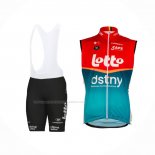 2024 Gilet Coupe-vent Lotto Dstny Rouge Bleu Et Cuissard