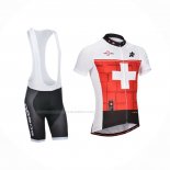 2014 Maillot Cyclisme Assos Blanc Rouge Manches Courtes Et Cuissard