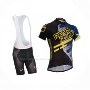 2014 Maillot Cyclisme Pearl Izumi Noir Jaune Manches Courtes Et Cuissard