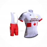 2017 Maillot Cyclisme Ag2rla Mondiale Blanc Manches Courtes Et Cuissard